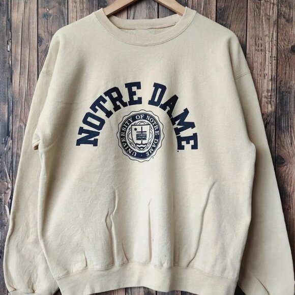 University of Notre Dame Sweatshirt, Notre Dame Fighting Irish Shirt tee - Picture 2 of 2